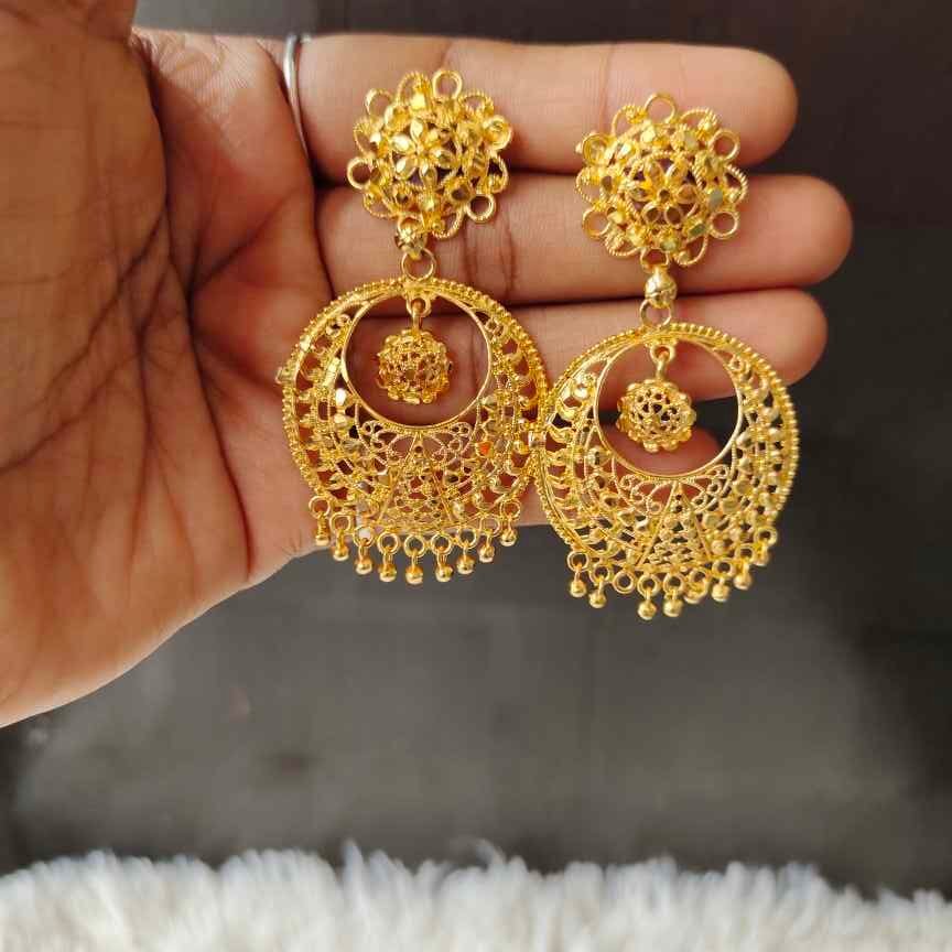 daily wear fancy gold earring। Gold ke fancy earring design idea - YouTube