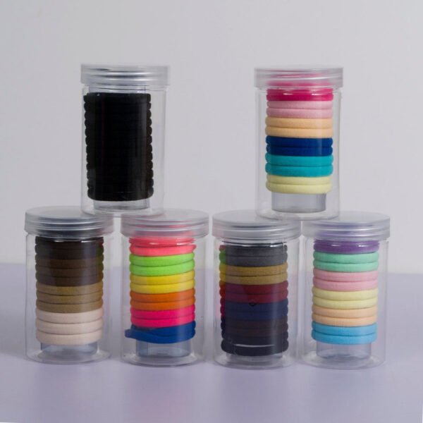 Soft hair Ties / Rubber Band with Box ( multi colour)