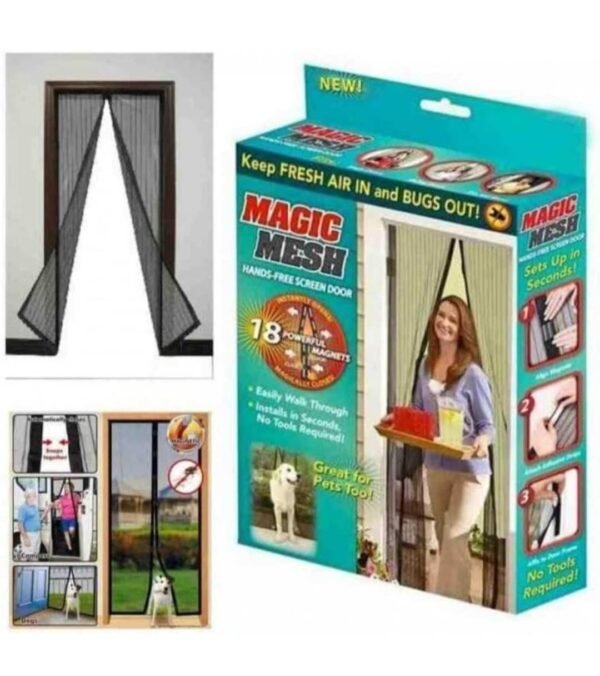 Magic Mesh Magnetic Mosquito Screen Door Net Curtain with magnets