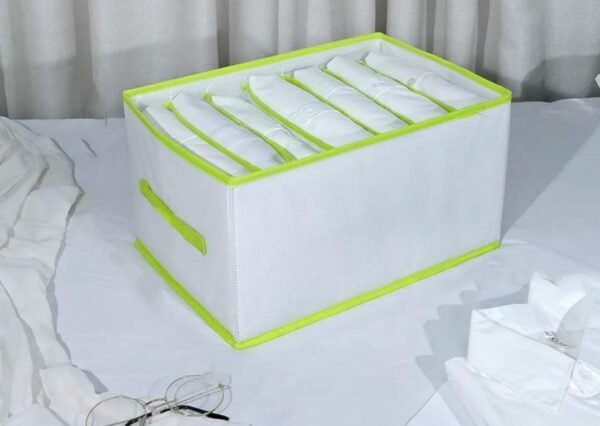 7 Compartment Fabric Storage Box/Wardrobe clothes Organizer